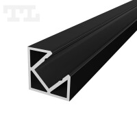 LED Profile P3-5 black  RAL9005 2m