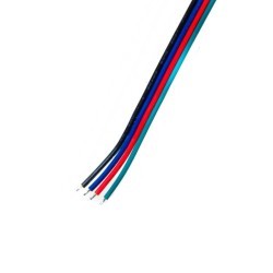 RGB Kabel, RGB Verbinder zur Verbindung / Verl&auml;ngerung von RGB LED Stripes Meter Ware