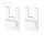 Set of plastic end caps P10-3 [C19]