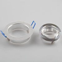 Deckeneinbauring Einbaurahmen Einbauring Downlight schwenkbar aus Aluminium für GU10 MR16 GU5,3 G4 LED Spot, LED Highpower Spot, normale Halogen, EBRRDALSW6611B, 6611