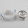Deckeneinbauring Einbaurahmen Einbauring Downlight schwenkbar aus Aluminium für GU10 MR16 GU5,3 G4 LED Spot, LED Highpower Spot, normale Halogen, EBRRDALSW6611B, 6611