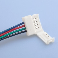 Schnellverbinder Connector schliessbar für10 mm RGB LED  Streifen zu Streifen mit Kabel