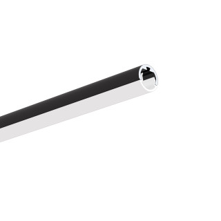 black anodized